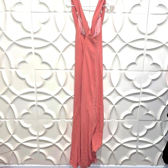 Dessy collective crepe off shoulder bridesmaid dress 10 jj - Picture 2 of 7